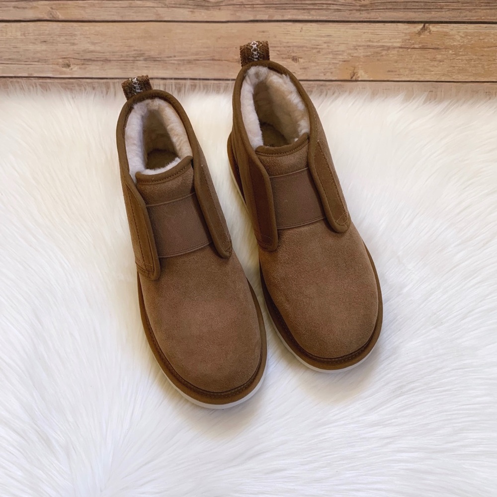 UGG Men’s Neumel Flex Boots In Chestnut - Picture 4 of 7